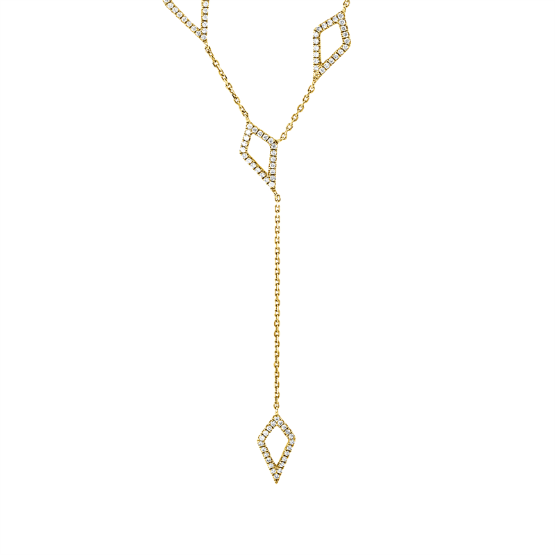 Modern Woman Collier Gelbgold 18kt 0,37ct