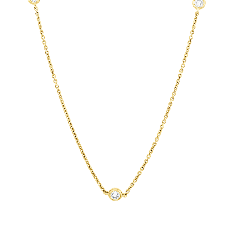 Modern Woman Collier Gelbgold 18kt 0,47ct