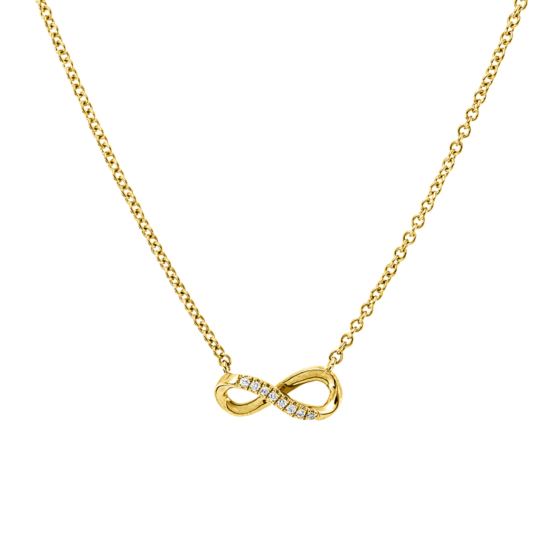Symbol Collier Gelbgold 18kt 0,03ct