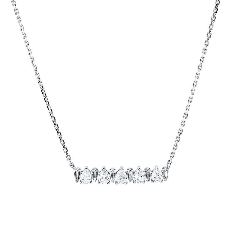 Modern Woman Collier Weißgold 18kt 0,53ct