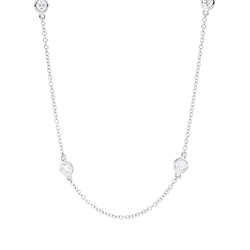 Modern Woman Collier Weißgold 18kt 0,5ct