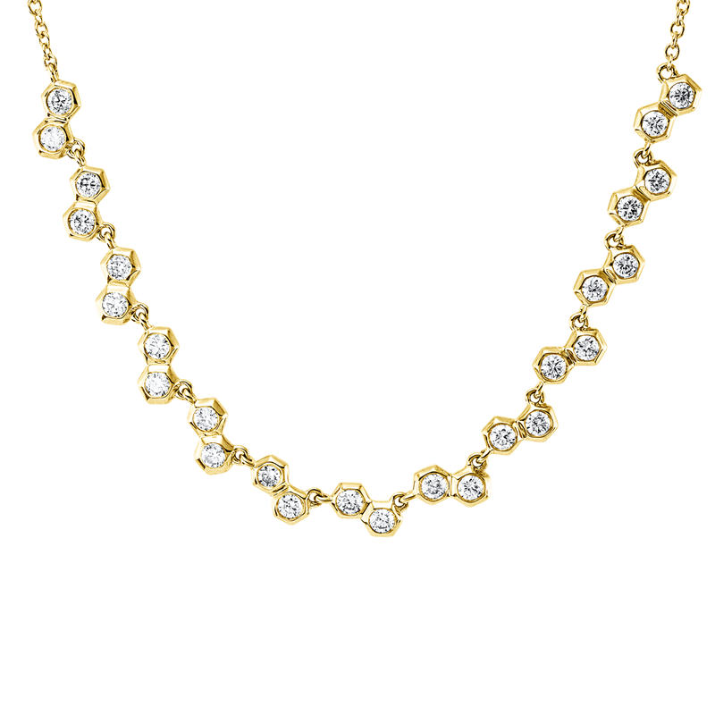Modern Woman Collier Gelbgold 14kt 0,66ct