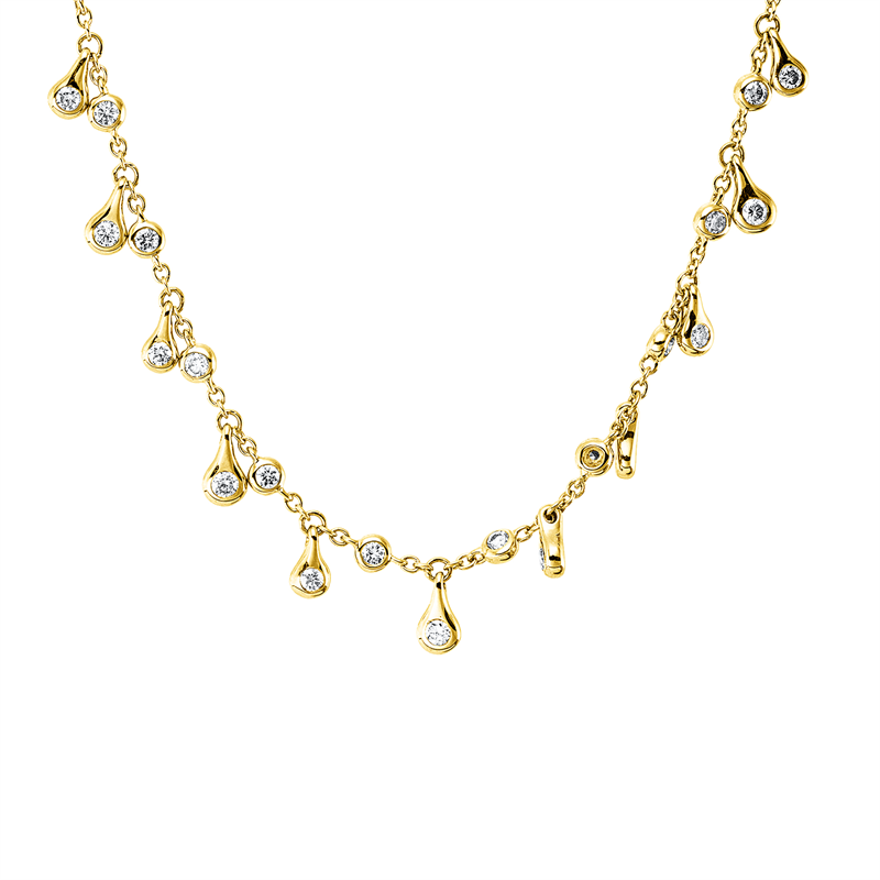 Modern Woman Collier Gelbgold 14kt 0,4ct