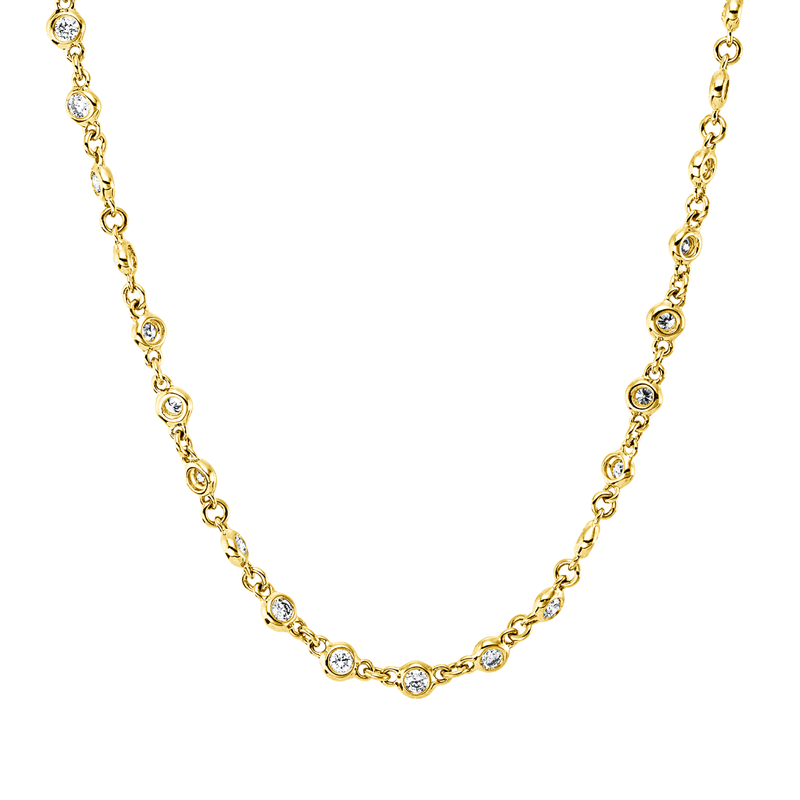 Modern Woman Collier Gelbgold 18kt 0,47ct