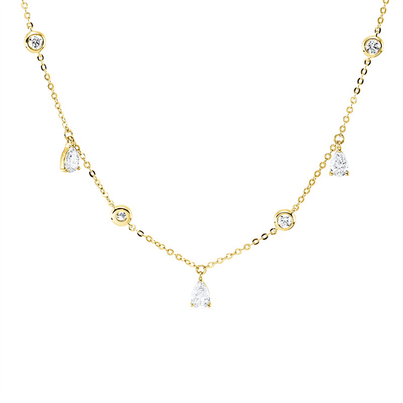 Modern Woman Collier Gelbgold 18kt 1,32ct