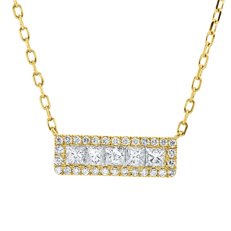 Modern Woman Collier Gelbgold 18kt 0,45ct