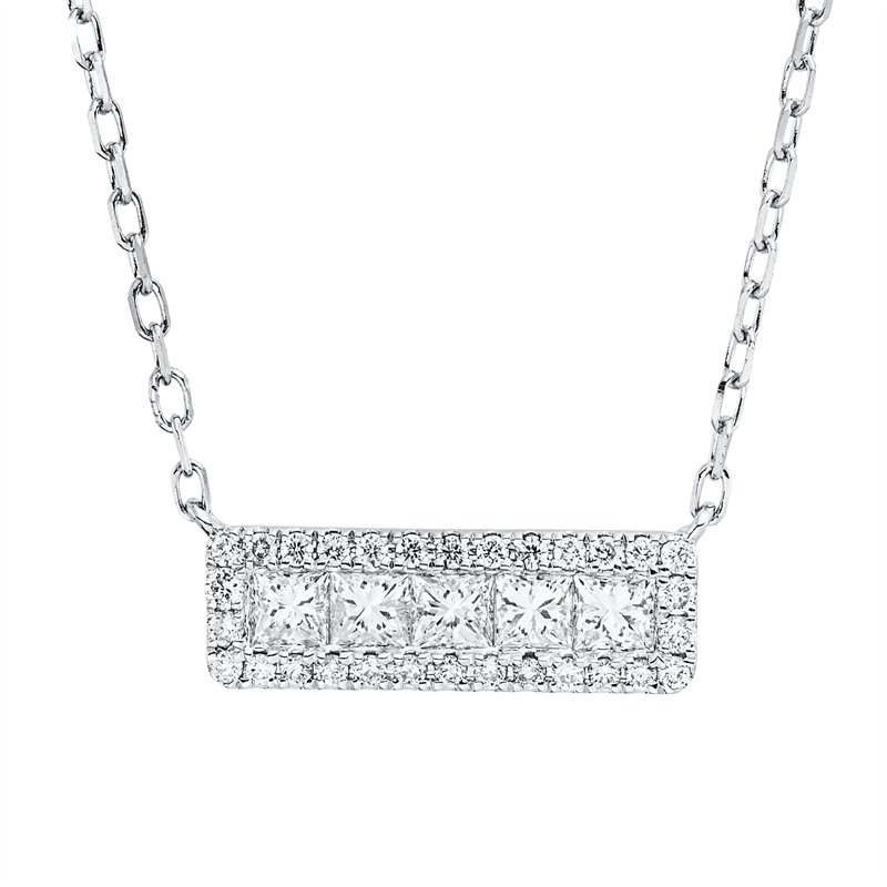 Modern Woman Collier Weißgold 18kt 0,46ct