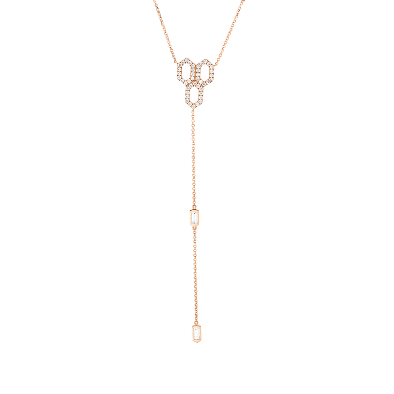 Modern Woman Collier Rotgold 18kt 0,98ct