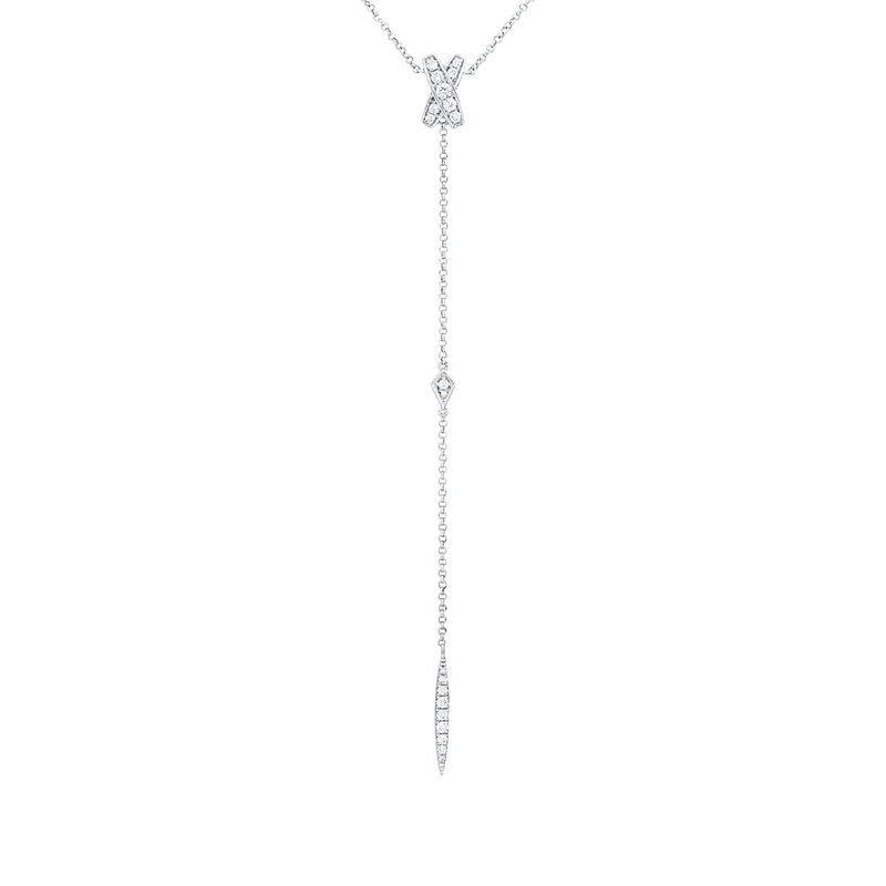 Modern Woman Collier Weißgold 18kt 0,2ct