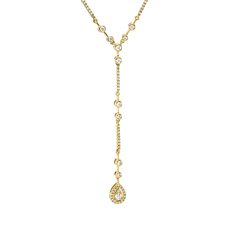 Modern Woman Collier Gelbgold 18kt 0,63ct