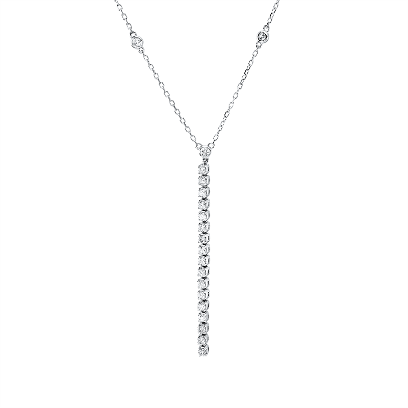 Modern Woman Collier Weißgold 18kt 0,38ct
