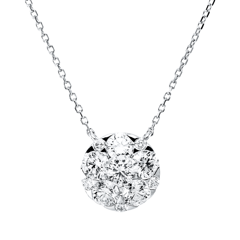 Illusion Classic Collier Weißgold 18kt Ref-4R314
