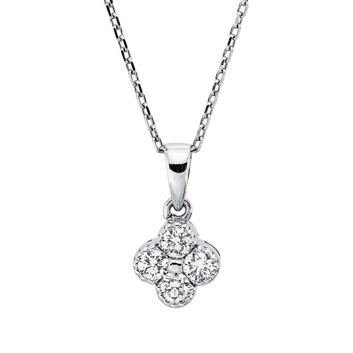 Illusion Classic Collier Weißgold 14kt Ref-4R371