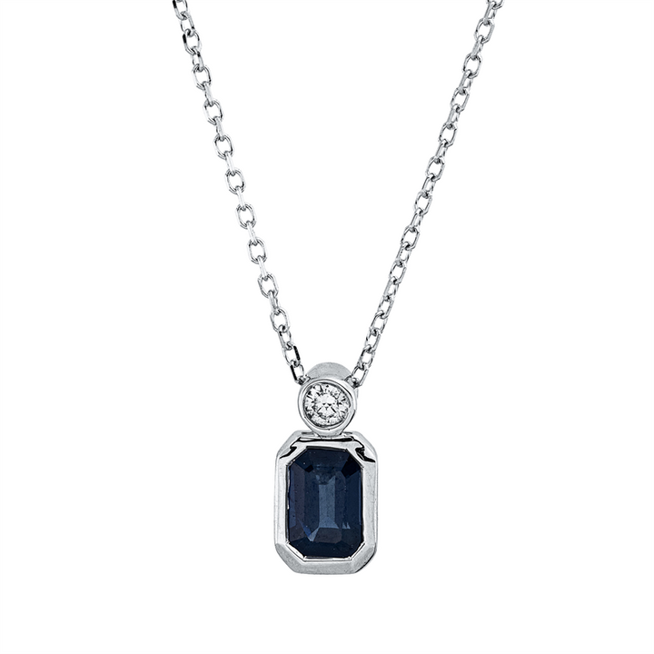 Farbstein Classic Collier Weißgold 18kt Ref-4R393
