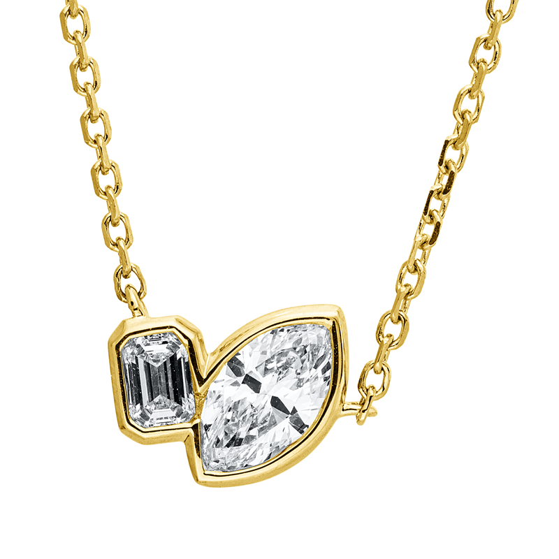 Modern Woman Collier Gelbgold 18kt Ref-4R405