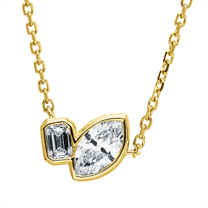 Modern Woman Collier Gelbgold 18kt Ref-4R405
