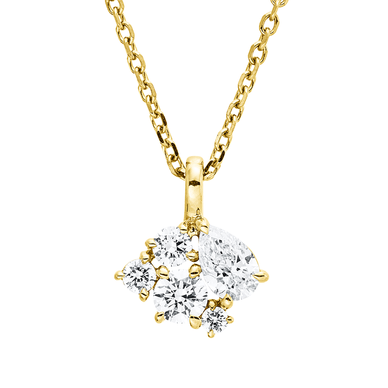 Modern Woman Collier Gelbgold 18kt Ref-4R415