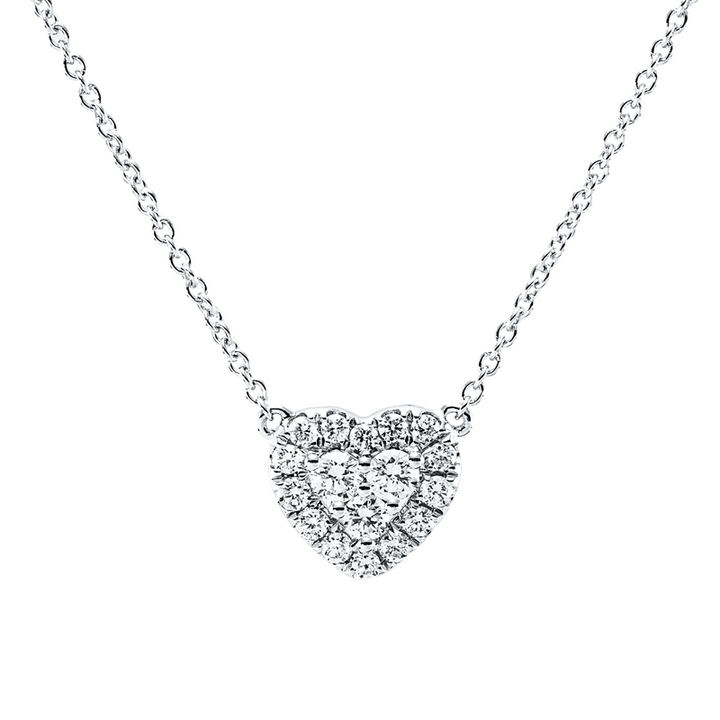 Herz Collier Weißgold 18kt Ref-4R673