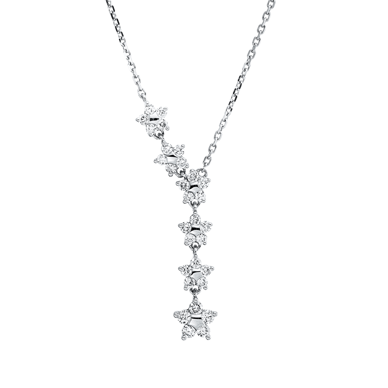 Modern Woman Collier Weißgold 18kt Ref-4R676