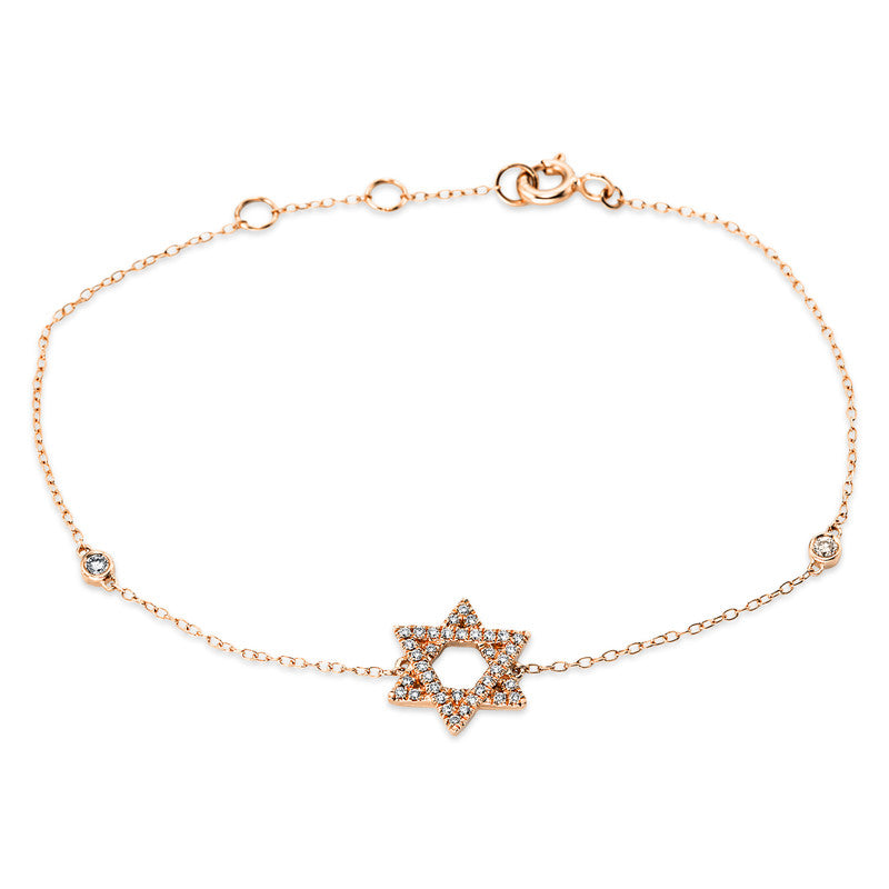 Symbol Armband Rotgold 18kt 0,18ct