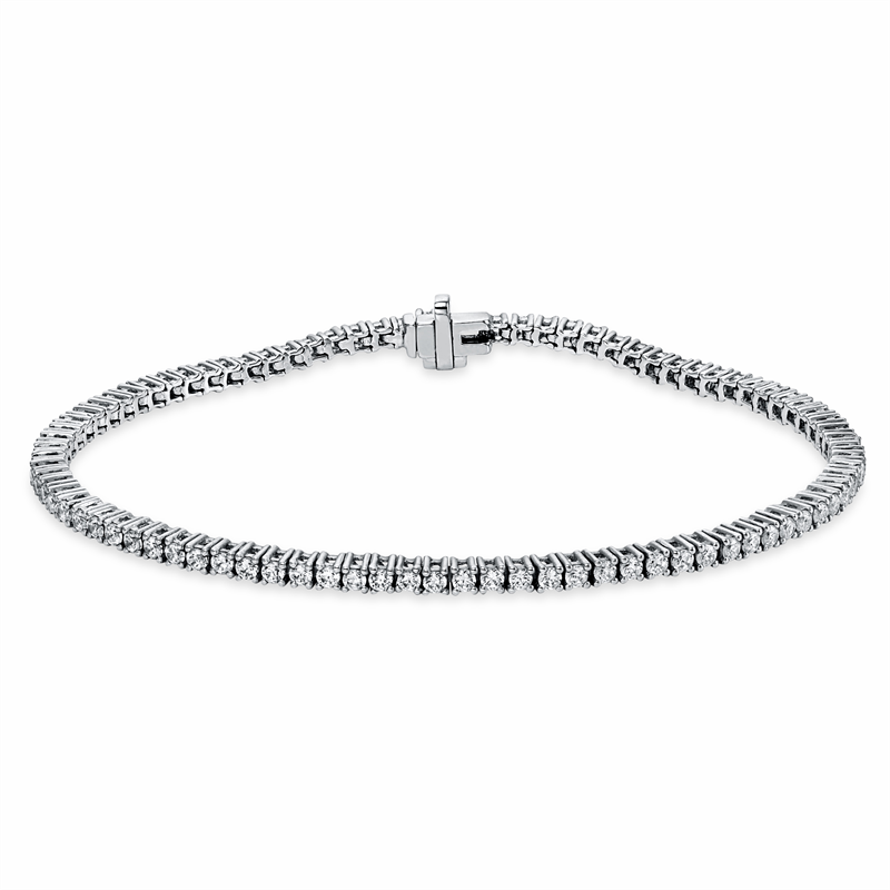 Tennisarmband Armband Weißgold 18kt 2,3ct