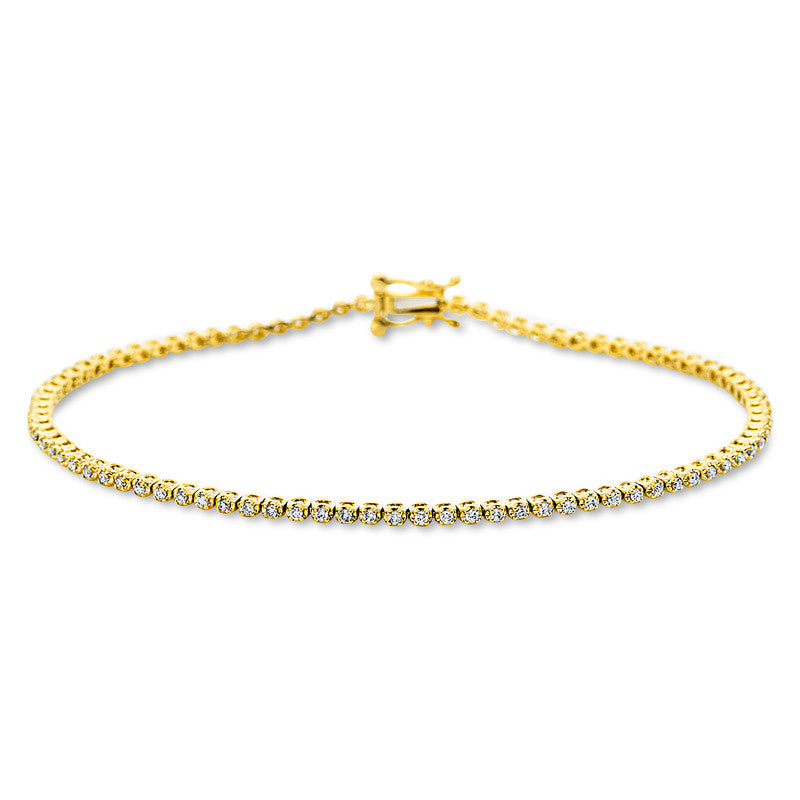 Tennisarmband Armband Weißgold 18kt 0,45ct