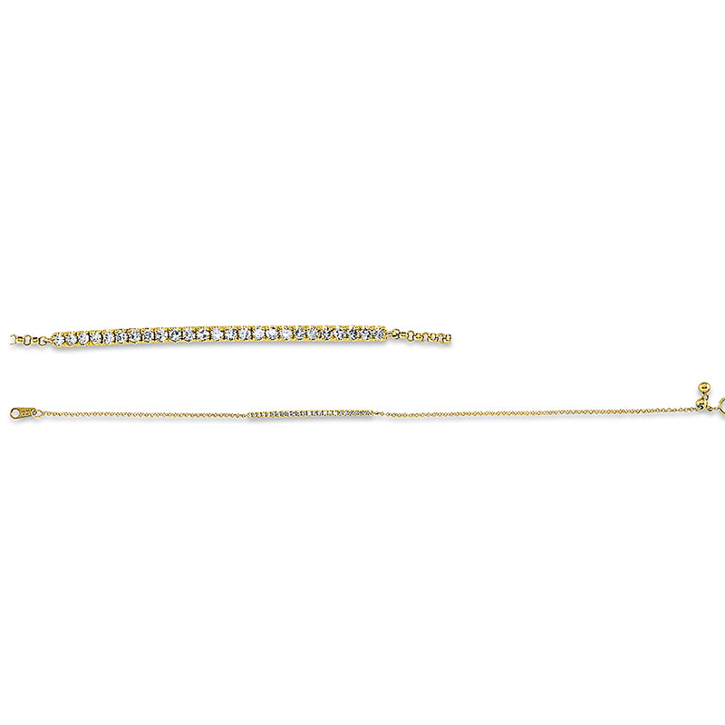 Modern Woman Armband Weißgold 18kt 0,15ct