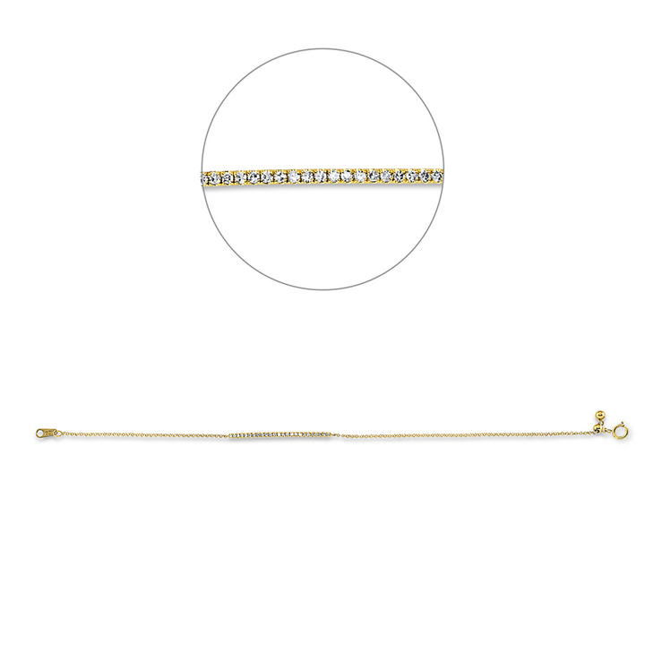 Modern Woman Armband Gelbgold 18kt Ref-5D063