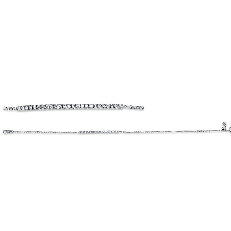 Modern Woman Armband Weißgold 18kt 0,15ct