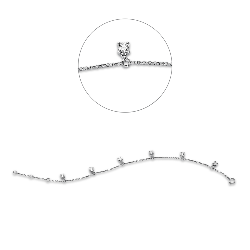 Modern Woman Armband Weißgold 18kt 0,57ct