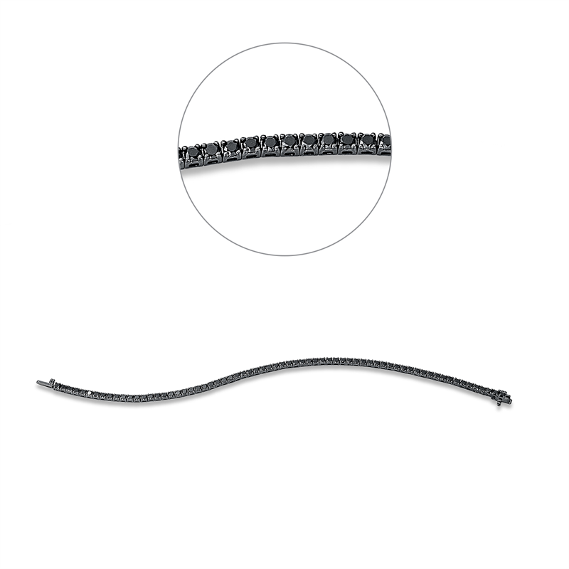 Tennisarmband Armband Weißgold 18kt Ref-5D683