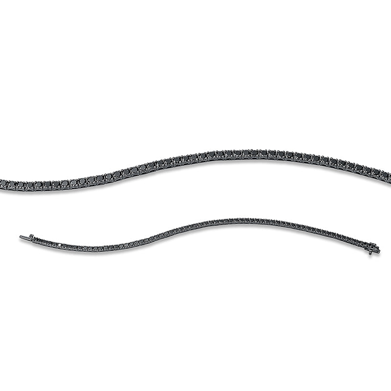 Tennisarmband Armband Weißgold 18kt 3,39ct