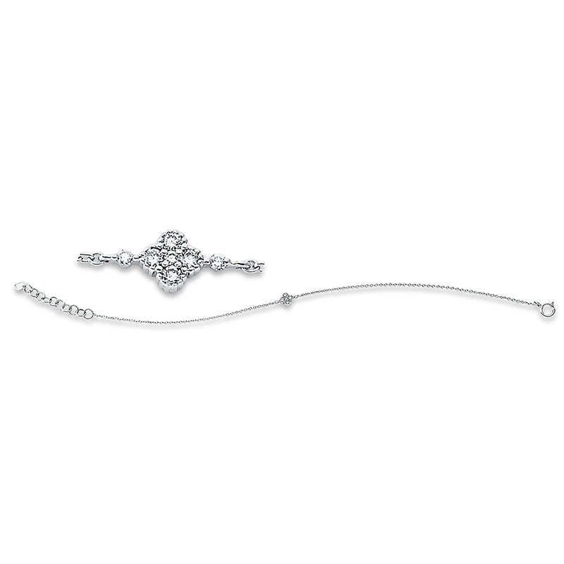 Modern Woman Armband Weißgold 18kt 0,08ct