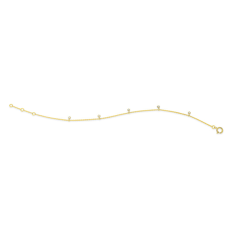 Modern Woman Armband Gelbgold 18kt 0,08ct