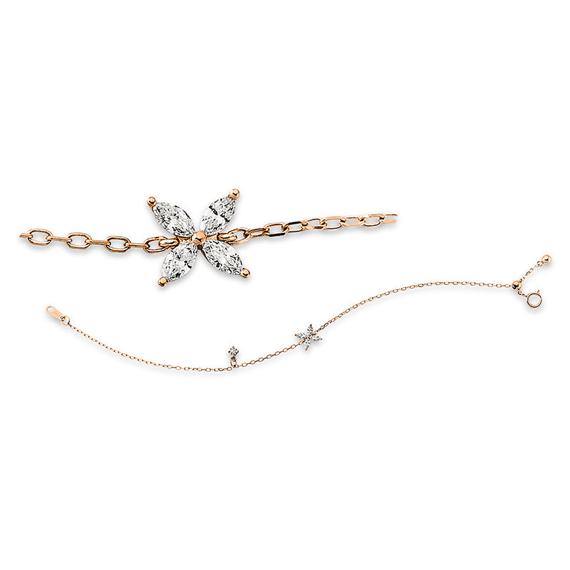 Modern Woman Armband Weißgold 18kt 0,21ct