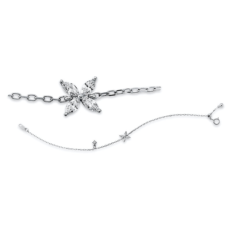 Modern Woman Armband Weißgold 18kt 0,21ct