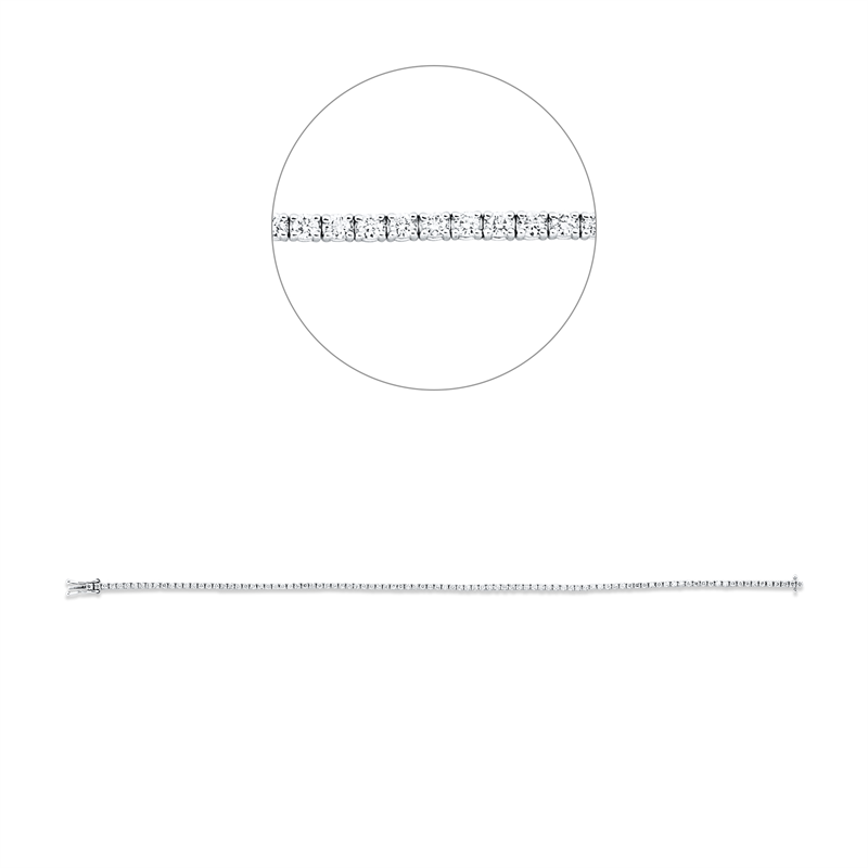 Tennisarmband Armband Weißgold 18kt 1,05ct