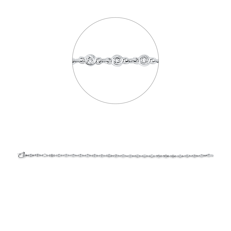 Modern Woman Armband Weißgold 18kt 1ct
