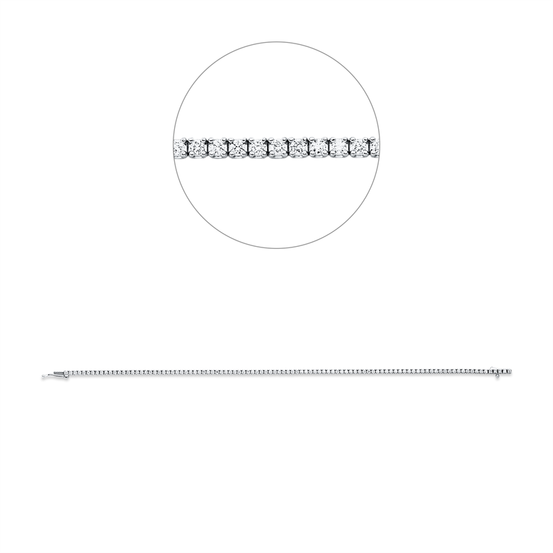 Tennisarmband Armband Weißgold 18kt 0,96ct