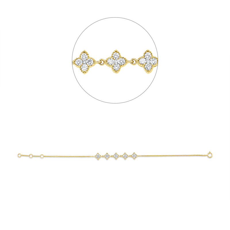 Modern Woman Armband Weißgold 18kt 0,6ct
