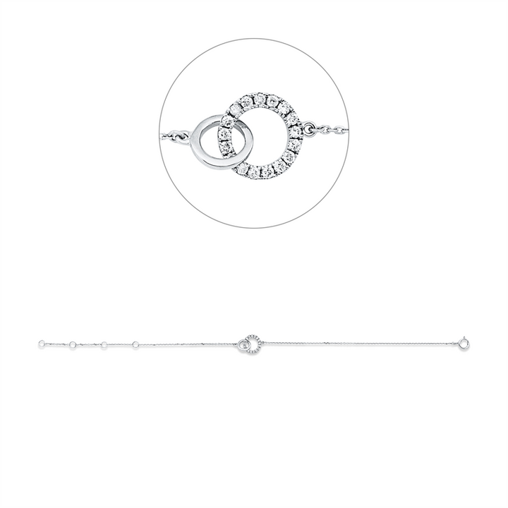 Modern Woman Armband Weißgold 18kt Ref-5G136