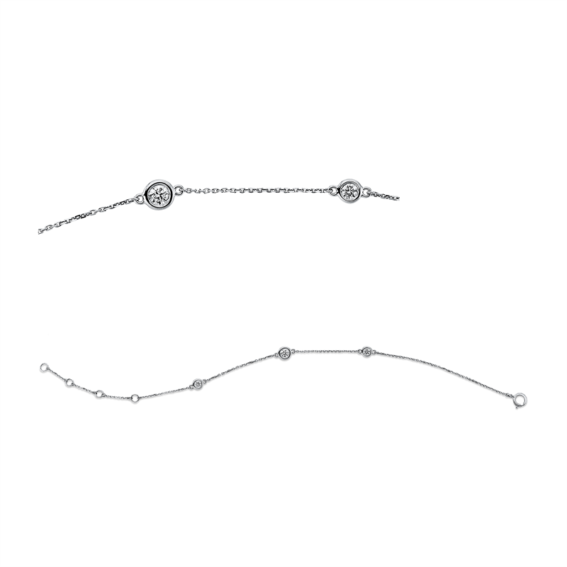 Modern Woman Armband Weißgold 18kt 0,21ct