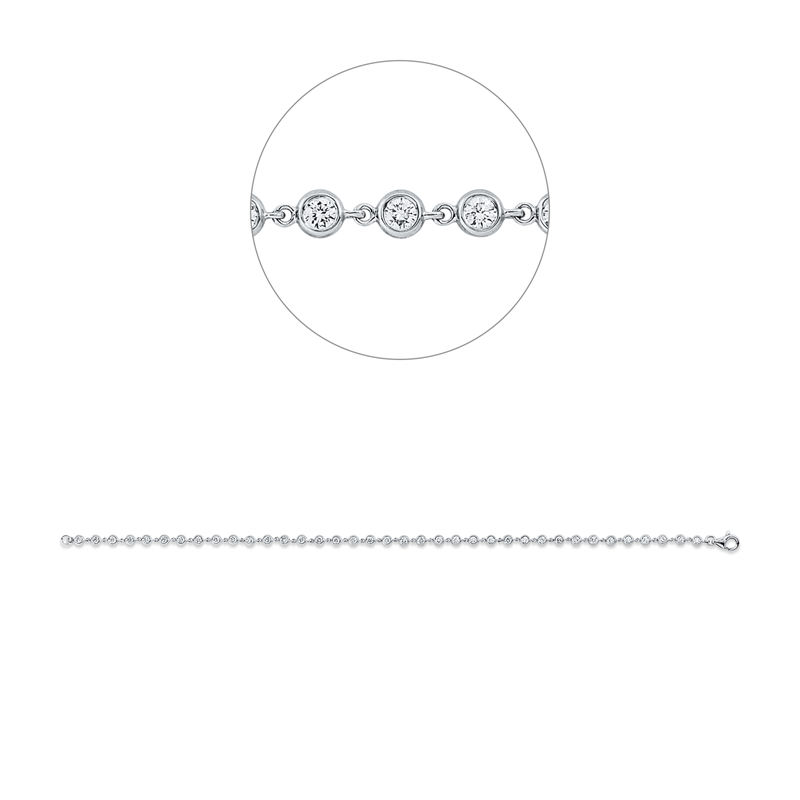Modern Woman Armband Weißgold 18kt 1,02ct
