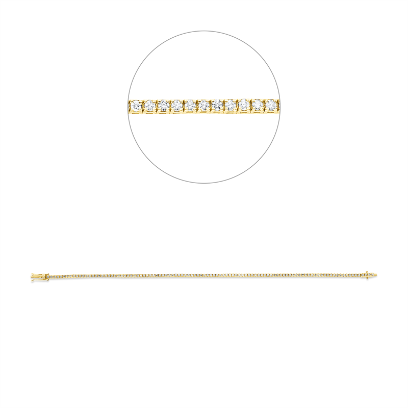 Tennisarmband Armband Gelbgold 18kt 1,08ct