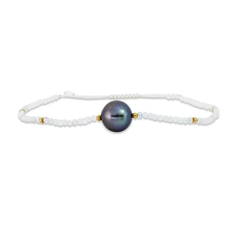 Perle Armband Gelbgold 14kt