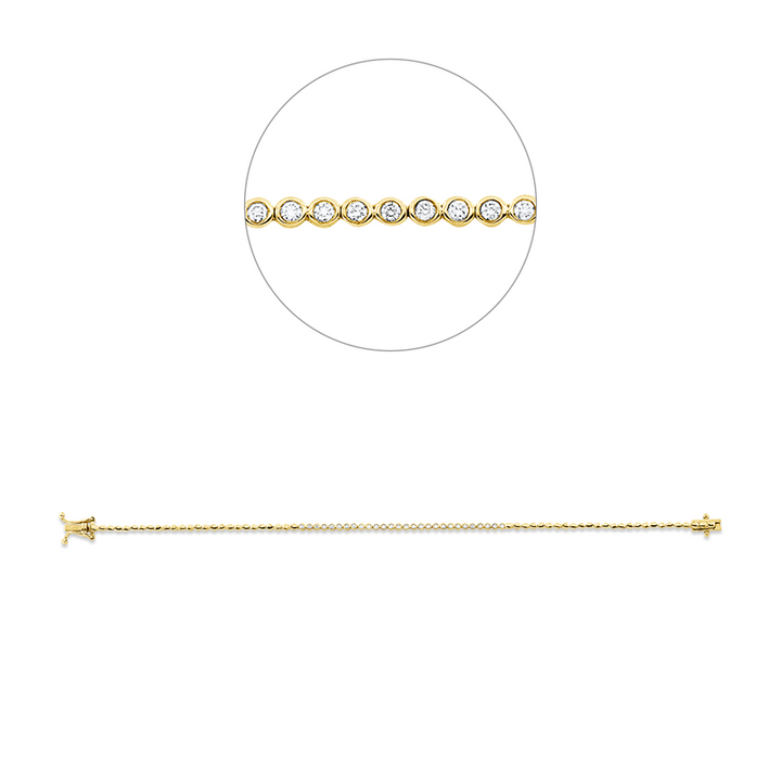 Modern Woman Armband Gelbgold 18kt Ref-5G636