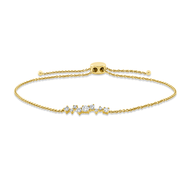 Modern Woman Armband Gelbgold 18kt 0,21ct