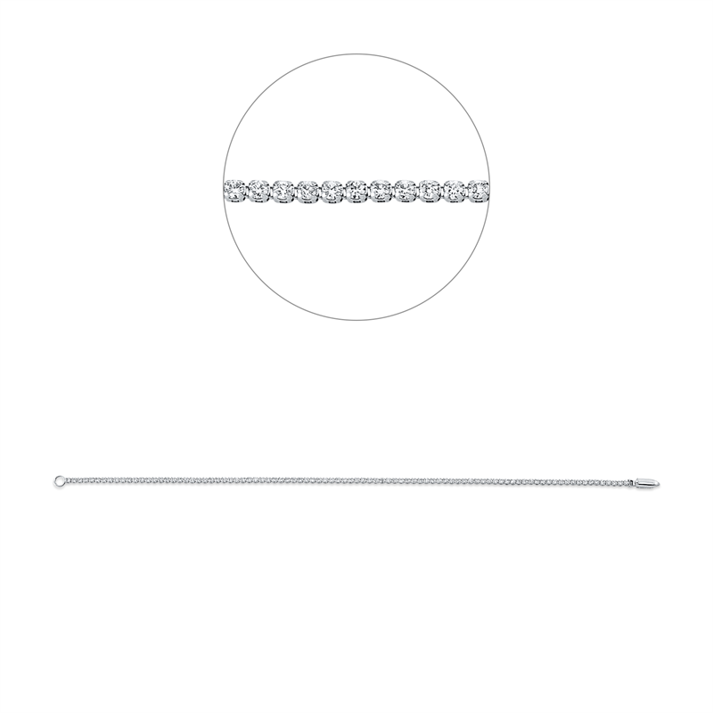 Modern Woman Armband Weißgold 18kt 1,14ct