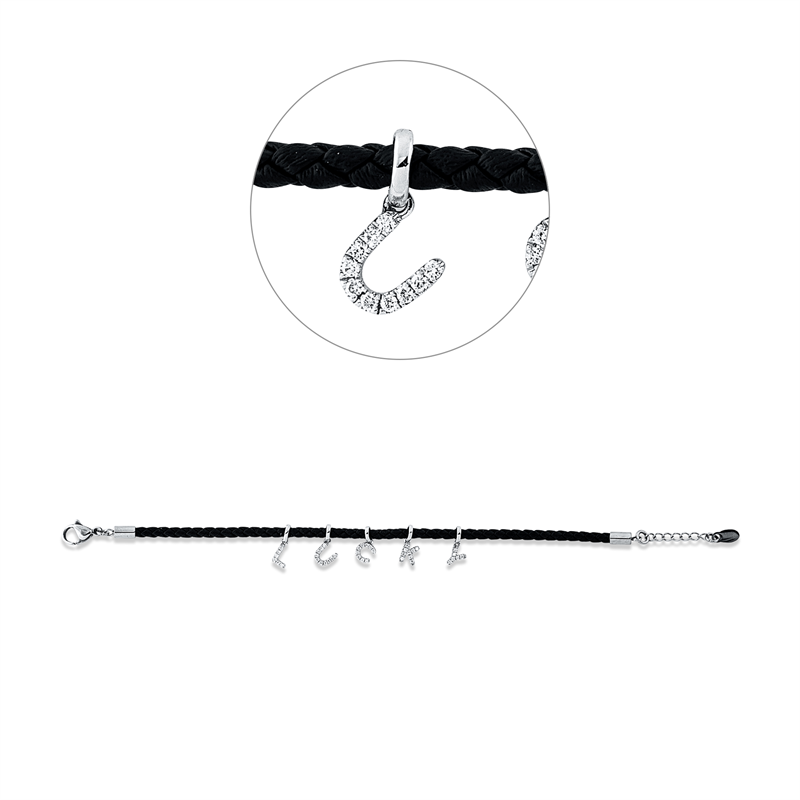 Modern Woman Armband Weißgold 18kt 0,21ct