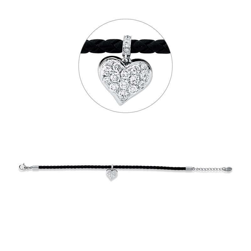 Modern Woman Armband Weißgold 18kt 0,42ct